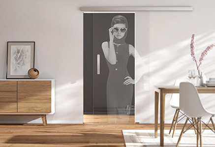 Staklena krila kliznih vrata